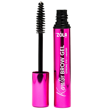 ZOLA Гель для брів Keratin Brow Gel Strong Fix + Nourish ZO002 фото