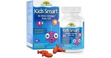 Kids Smart&reg; Hi DHA-Omega 3 Fish Oil Риб&rsquo;ячий жир із високим вмістом ДГК та омега-3, Жувальні капсули зі смаком фруктів VI004 фото