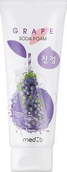 Пенка с содой для умывания лица Grape с экстрактом винограда MB002 фото