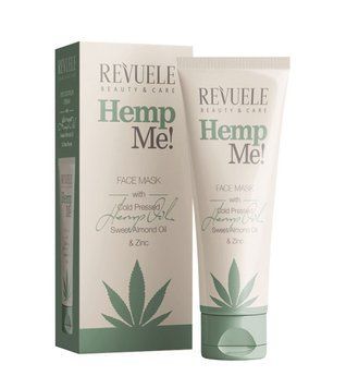 Маска для обличчя очищаюча з коноплею HEMP ME! Revuele RV081 фото